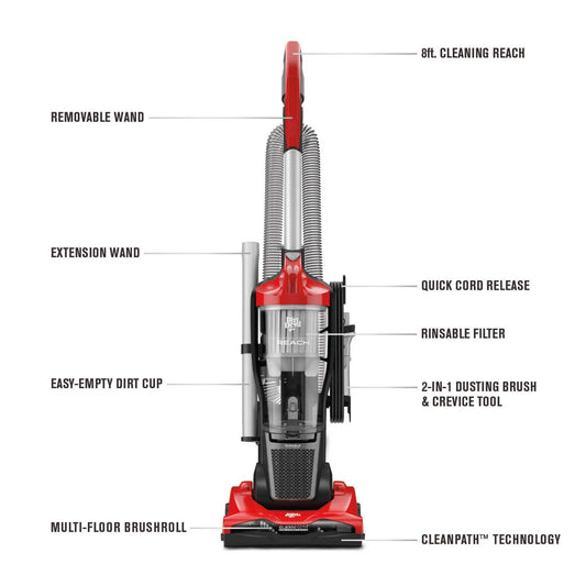 Dirt Devil Endura Reach Upright Vacuum Cleaner
