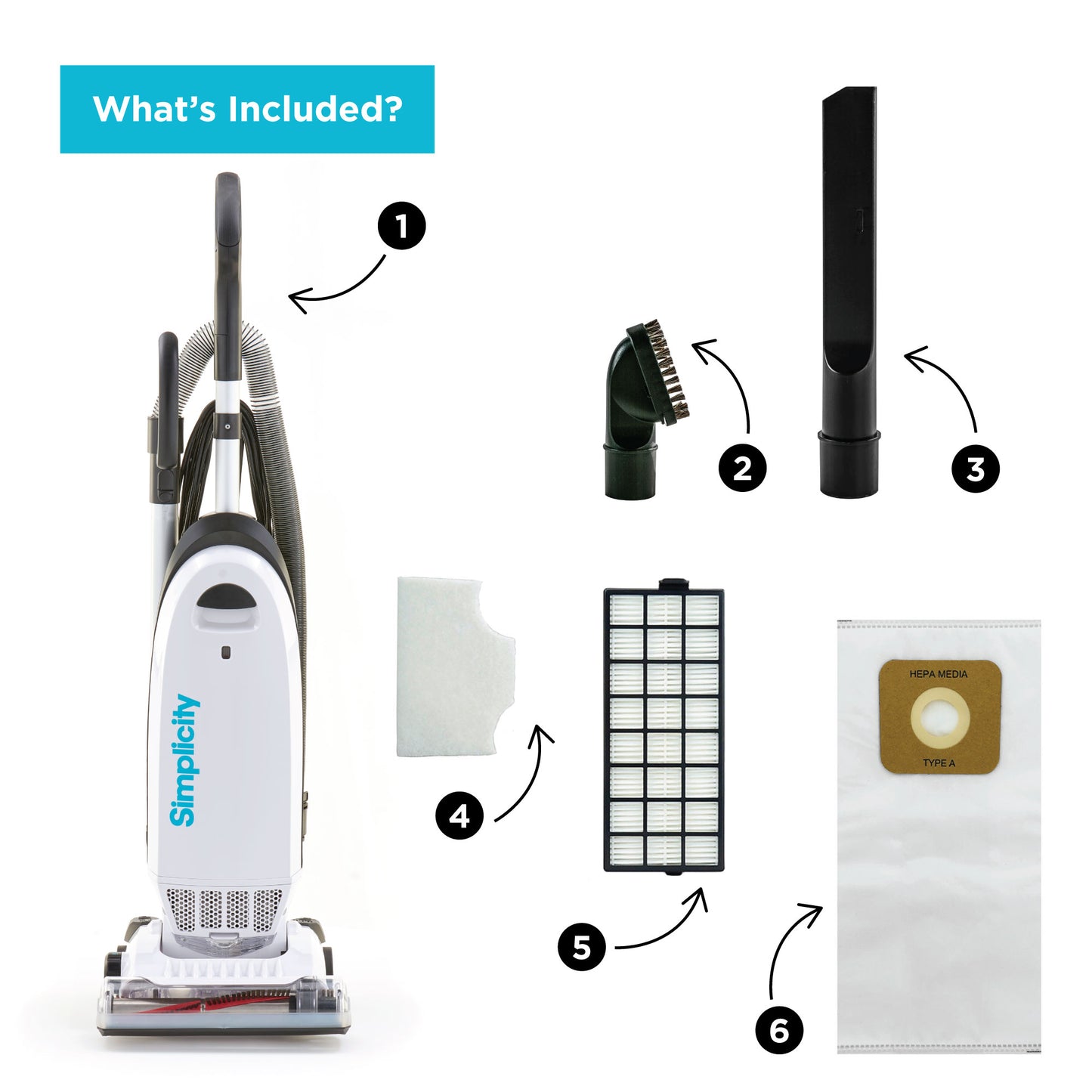 Simplicity Allergy Upright Vacuum S20EZM