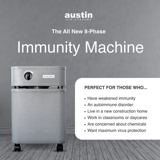 Austin Air Model Immunity Machine Portable Air Purifier 8 Stage Filter Free Shipping Black Friday Sale ends 12-1