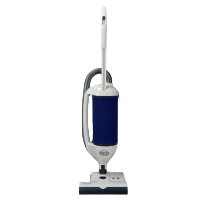 Sebo Dart Premium Upright Vacuum 9855AM WHITE/BLUE with ET-1 Carpet Power Nozzle