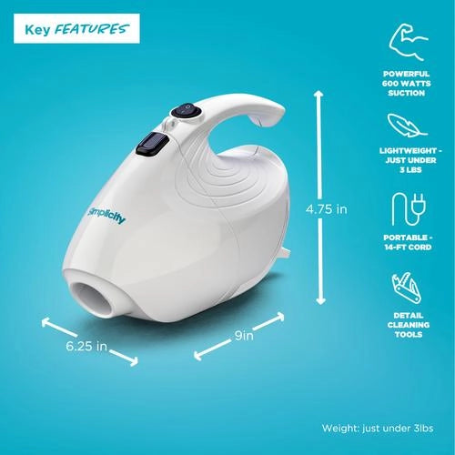 Simplicity Flash Micro Handheld Vacuum Cleaner (F1.6)