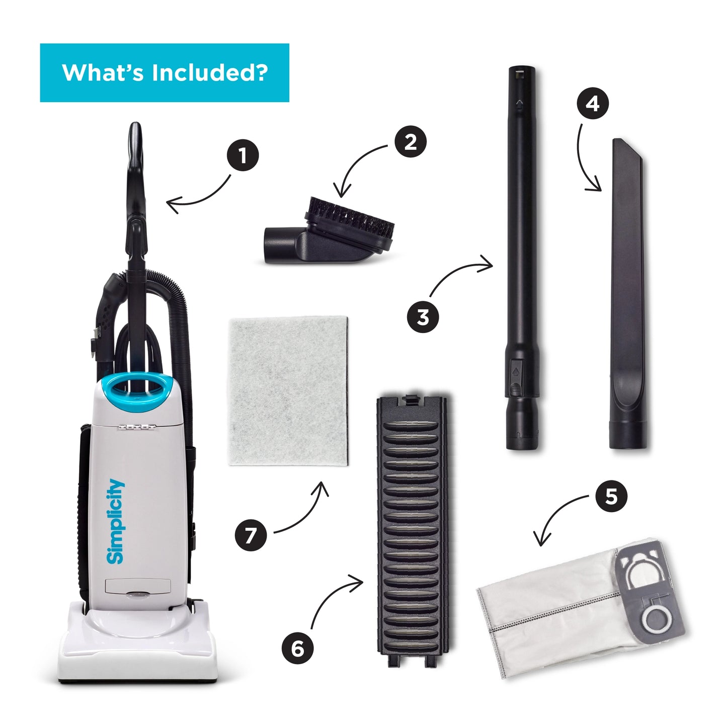 Simplicity S26 Premium Allergy Upright Vacuum Cleaner