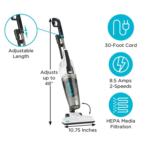 Simplicity Spiffy Bagless Broom Stick Vacuum (S60)