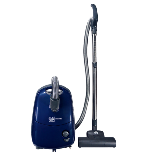 AIRBELT E2 Turbo w/ Turbo Nozzle & Parquet Brush Canister Vacuum 91620AM (Blue)