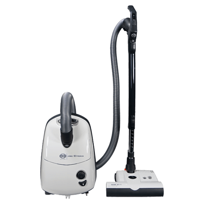 Sebo AIRBELT E3 Premium with ET1 Powerhead Canister Vacuum 91641AM