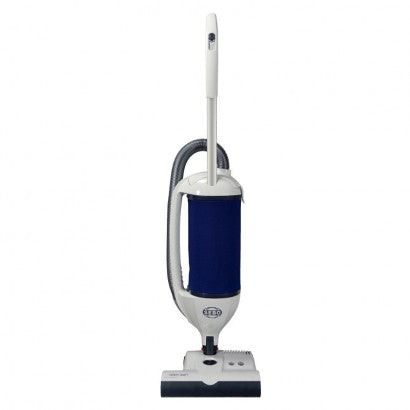 Sebo Dart Premium Upright Vacuum 9855AM WHITE/BLUE with ET-1 Carpet Power Nozzle